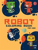 Robot Coloring Book For Kids Ages