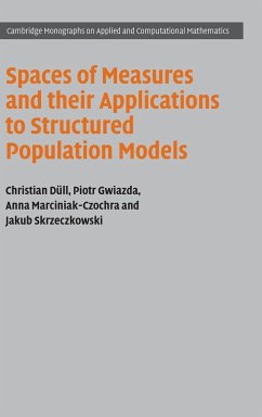 Spaces of Measures and their Applications to Structured Population Models - Dull, Christian (Universitat Heidelberg); Gwiazda, Piotr (Polska Akademia Nauk (PAN), Warsaw); Marciniak-Czochra, Anna (Universitat Heidelberg)