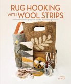 Rug Hooking with Wool Strips