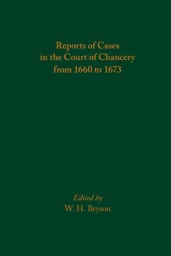 Cover Reports of Cases in the Court of Chancery from 1660 to 1673