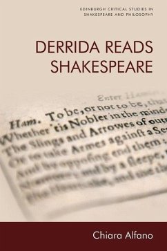 Derrida Reads Shakespeare - Alfano, Chiara