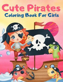 Cute Pirates Coloring Book For Girls - Colouring, Education