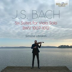 J.S.Bach:Six Suites For Viola Solo Bwv 1007-1012 - Libralon,Simone