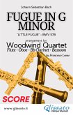 (Score) Little Fugue - Woodwind Quartet (fixed-layout eBook, ePUB)