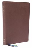 Net Bible, Thinline Large Print, Genuine Leather, Brown, Comfort Print