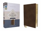 Niv, Thinline Bible, Passaggio Setting, Leathersoft, Brown, Red Letter, Comfort Print