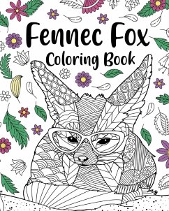 Cover Fennec Fox Coloring Book