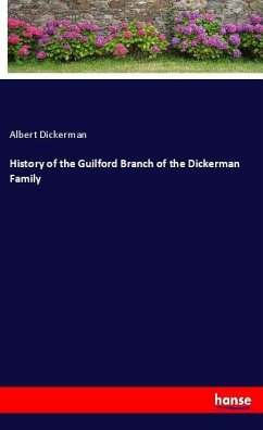 Cover History of the Guilford Branch of the Dickerman Family