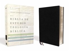 Nvi, Biblia de Estudio Teología Bíblica, Interior a Cuatro Colores, Piel Reciclada, Negro - Vida