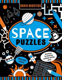 Brain Boosters Space Puzzles (with Neon Colors) Learning Activity Book for Kids - Barker, Vicky; Johnson, Ste