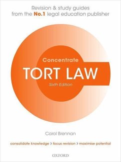 Tort Law Concentrate - Brennan, Carol (Teaching Fellow, University of London)