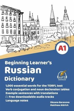Beginning Learner's Russian Dictionary - Aldrich, Matthew; Baranova, Oksana