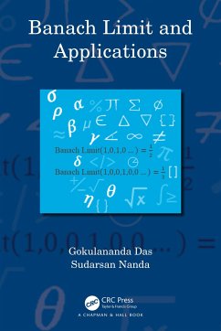 Banach Limit and Applications - Das, Gokulananda; Nanda, Sudarsan