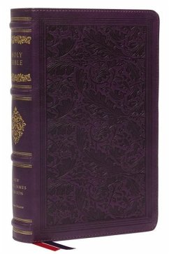 Nkjv, Personal Size Reference Bible, Sovereign Collection, Leathersoft, Purple, Red Letter, Thumb Indexed, Comfort Print - Thomas Nelson