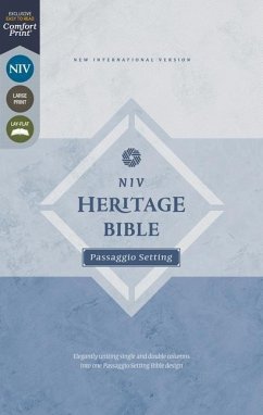Niv, Heritage Bible, Passaggio Setting, Leathersoft, Brown, Comfort Print - Zondervan