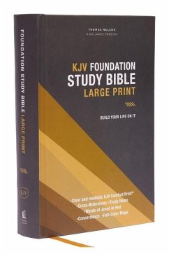 KJV, Foundation Study Bible, Large Print, Hardcover, Red Letter, Comfort Print - Nelson, Thomas