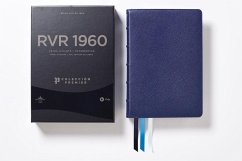 Rvr60, Santa Biblia, Colección Premier, Letra Gigante, Piel Genuina de Cabra, Azul Marino, Interior a DOS Colores, Comfort Print - Vida; Rvr 1960- Reina Valera 1960