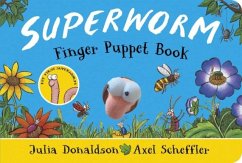 Cover Superworm Finger Puppet Book - the wriggliest, squiggliest superhero ever!