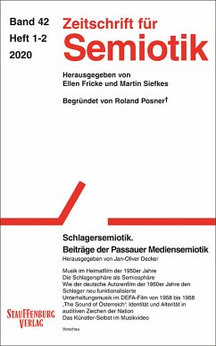 Zeitschrift für Semiotik / Schlagersemiotik / Zeitschrift für Semiotik Band 42, Heft 1-2/2020