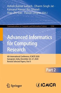 Advanced Informatics for Computing Research (eBook, PDF)
