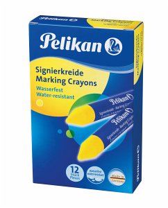 Cover Pelikan Signierkreide für rauhe Untergründe Schachtel, 12er Set, Gelb