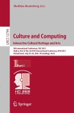 Culture and Computing. Interactive Cultural Heritage and Arts (eBook, PDF)