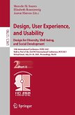 Design, User Experience, and Usability: Design for Diversity, Well-being, and Social Development (eBook, PDF)