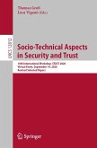 Socio-Technical Aspects in Security and Trust (eBook, PDF)
