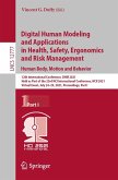 Digital Human Modeling and Applications in Health, Safety, Ergonomics and Risk Management. Human Body, Motion and Behavior (eBook, PDF)