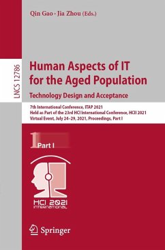 Cover Human Aspects of IT for the Aged Population. Technology Design and Acceptance (eBook, PDF)