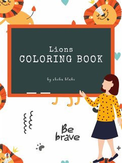 Cover Lions Coloring Book for Kids Ages 3+ (Printable Version) (fixed-layout eBook, ePUB)