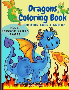 Dragons Coloring Book for Kids Ages 4 and UP - Reece, Anastasia