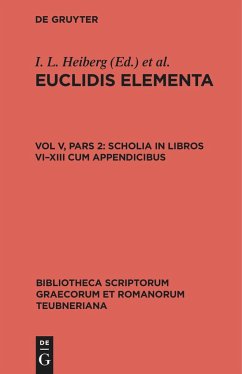 Scholia in Libros VI¿XIII cum appendicibus