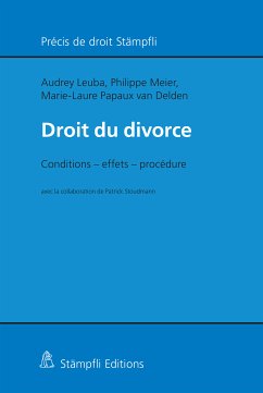 Droit du divorce (eBook, PDF) - Leuba, Audrey; Meier, Philippe; Papaux Van Delden, Marie-Laure