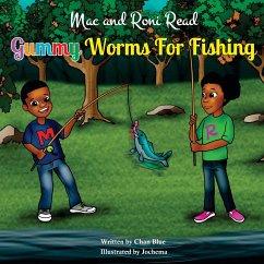 Gummy Worms for Fishing - Blue, Chan