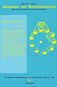 Astrologie der Reformationszeit (eBook, ePUB) - Hoppmann, Jürgen G. H.