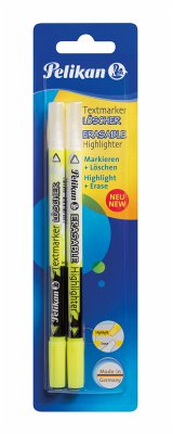 Cover Pelikan Textmarker-Löscher 456, Leucht-Gelb, 2er Set
