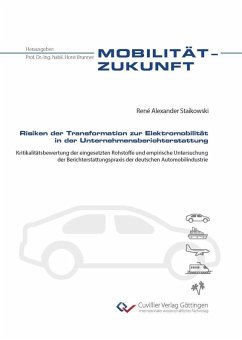 Risiken der Transformation zur Elektromobilität in der Unternehmensberichterstattung (eBook, PDF)