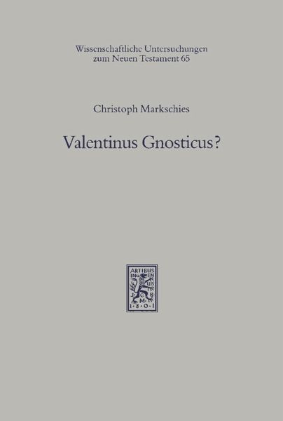 Valentinus Gnosticus? (eBook, PDF)