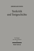Textkritik und Textgeschichte (eBook, PDF)
