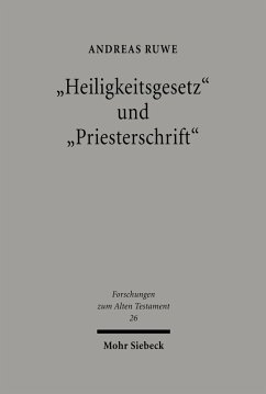 Cover 'Heiligkeitsgesetz' und 'Priesterschrift' (eBook, PDF)
