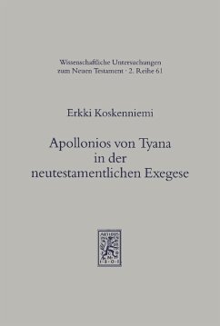 Cover Apollonios von Tyana in der neutestamentlichen Exegese (eBook, PDF)