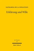 Erklärung und Wille (eBook, PDF)