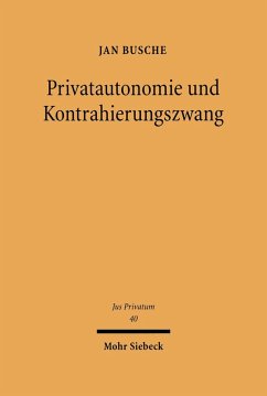 Cover Privatautonomie und Kontrahierungszwang (eBook, PDF)