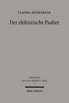 Cover Der elohistische Psalter (eBook, PDF)