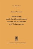Rechtsetzung durch Betriebsvereinbarung zwischen Privatautonomie und Tarifautonomie (eBook, PDF)