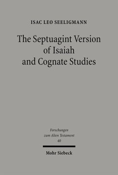 The Septuagint Version of Isaiah and Cognate Studies (eBook, PDF) - Seeligmann, Isac Leo