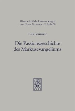 Cover Die Passionsgeschichte des Markusevangeliums (eBook, PDF)