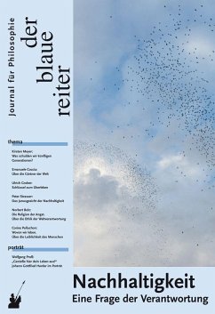 Der Blaue Reiter. Journal für Philosophie / Nachhaltigkeit - Coccia, Emanuele;Pelluchon, Corine;Grober, Ulrich