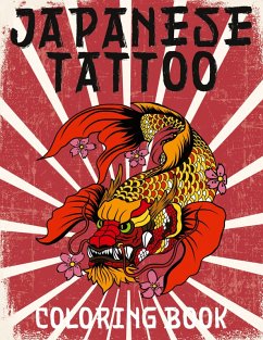Cover Japanese Tattoo Coloring Book